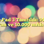 Vivo Pad 3 Tanıtıldı: 144 Hz Ekran ve 10.000 mAh Pil!